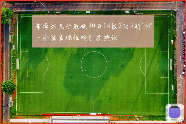 布泽尔儿子狂砍30分14板3助3断1帽上半场表现惊艳引发热议